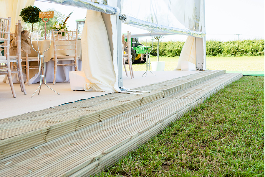 Marquee decking