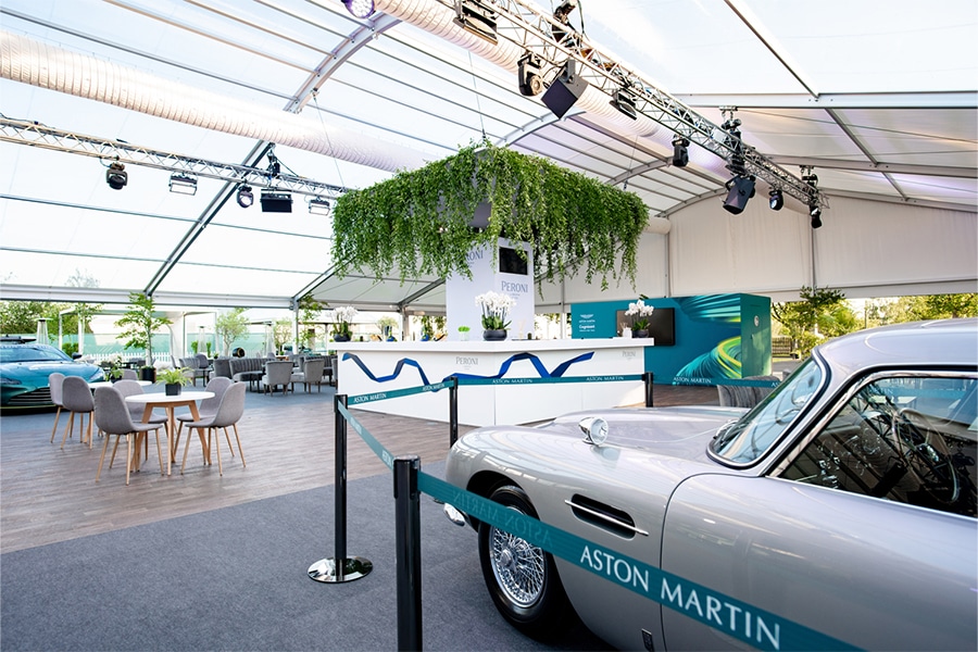 Aston Martin Hospitality Marquee