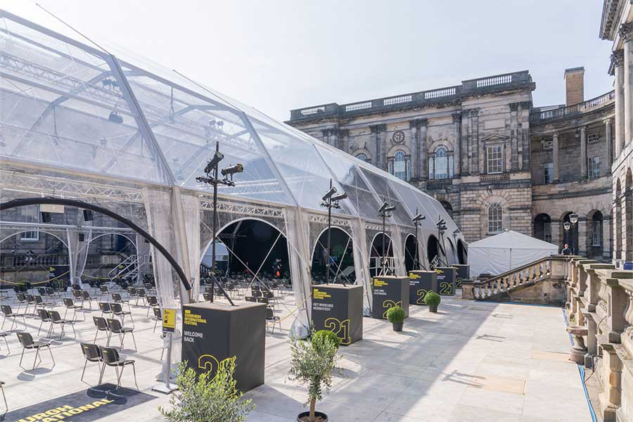 Igloo Structure for Edinburgh International Festival