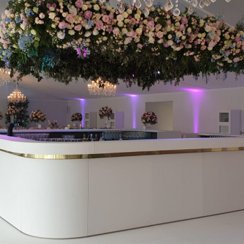 Luxury asian wedding marquee with specialist linings