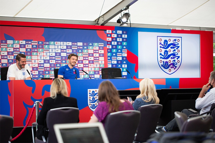 England Team Media Centre Marquees