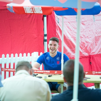 England Team Media Centre Marquees