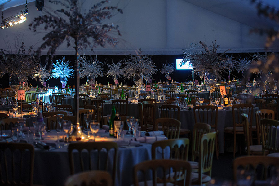 Sportpesa racing point christmas party marquee