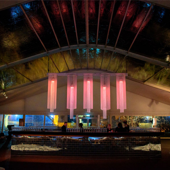 sportpesa racing point christmas party marquee