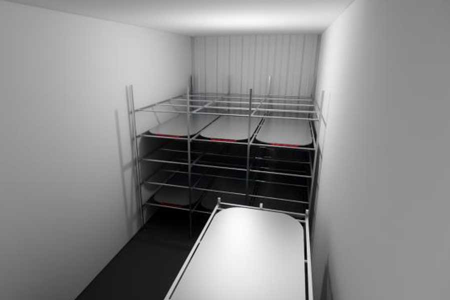 Container Mortuary Racking