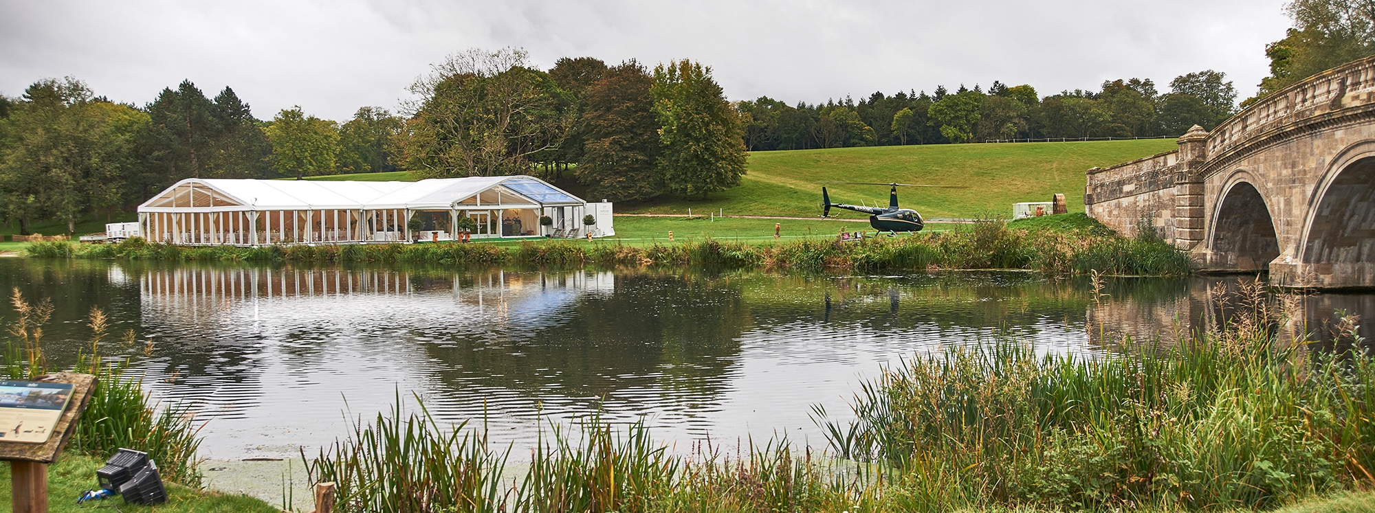 Luxury Wedding Marquee at Blenheim Palace
