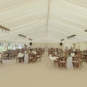 Rustic luxury marquee