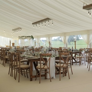 Rustic luxury marquee