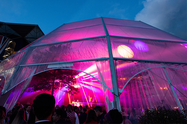 impressive large party marquee
