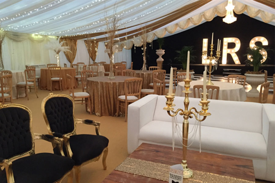 corporate Christmas party marquees
