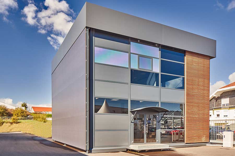 Modern Temporary Building for Schools