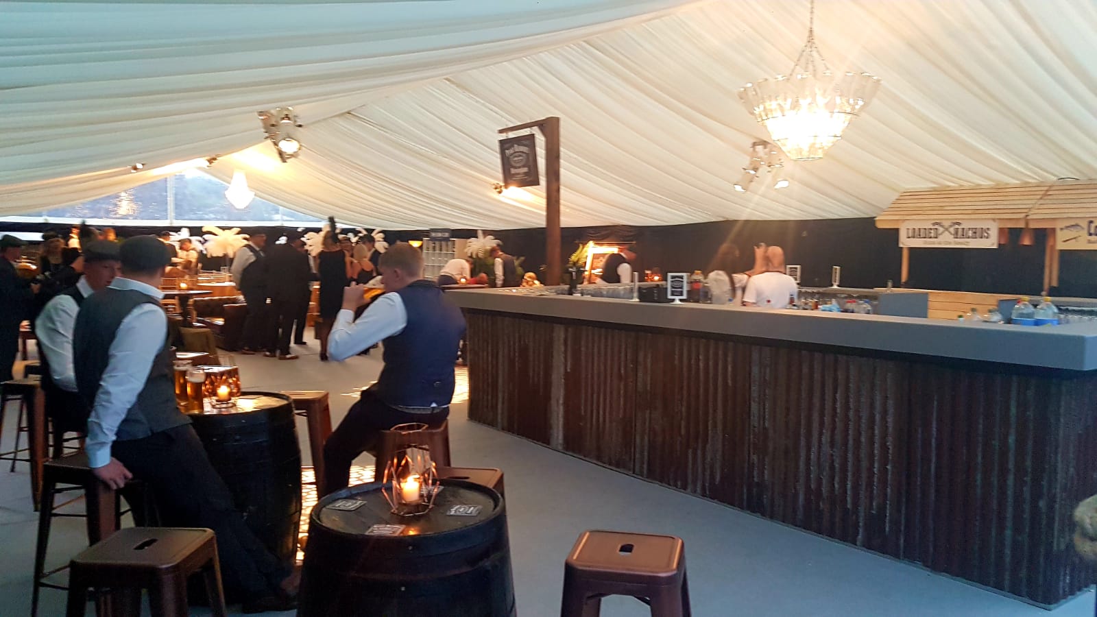 Peaky Blinders Themed Party Marquee