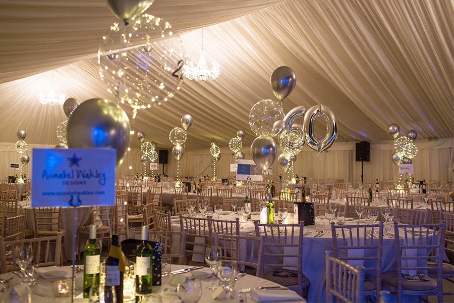 corporate christmas party marquee