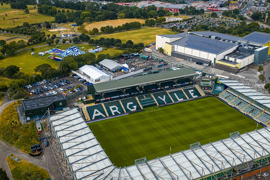 Temporary Gymnasium for Plymouth Argyle