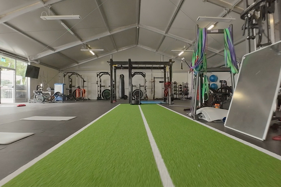 Temporary Gymnasium for Plymouth Argyle