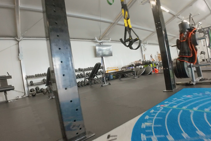 Temporary Gymnasium for Plymouth Argyle