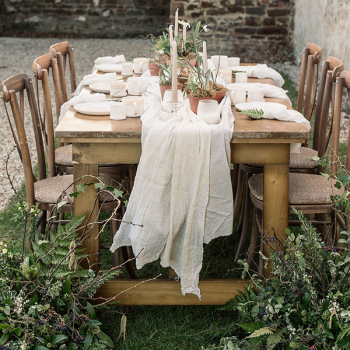 Wedding Marquee Rustic Furniture