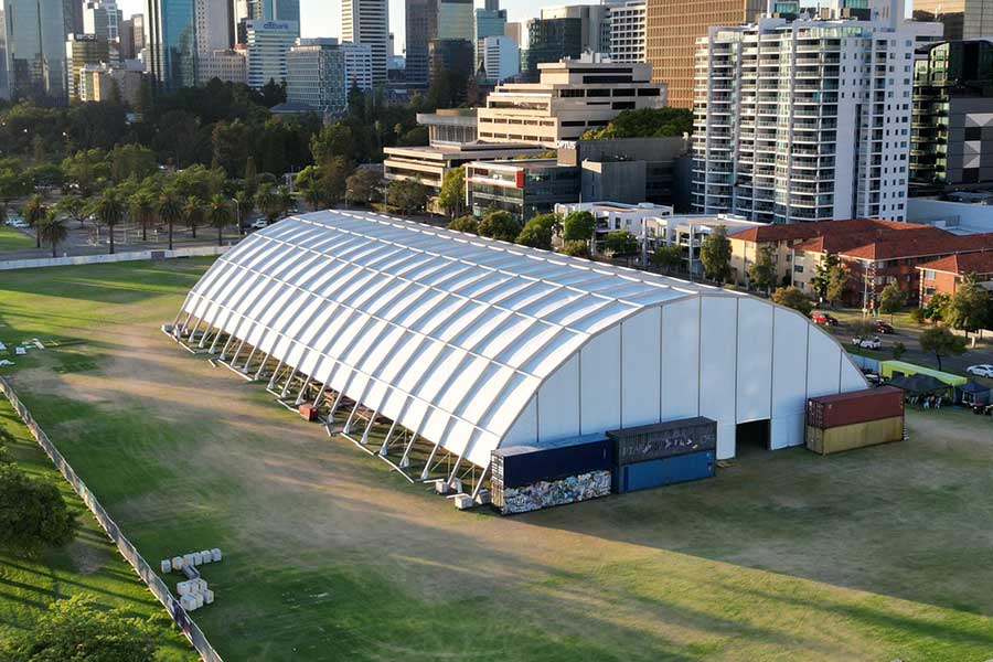 Large festival structure