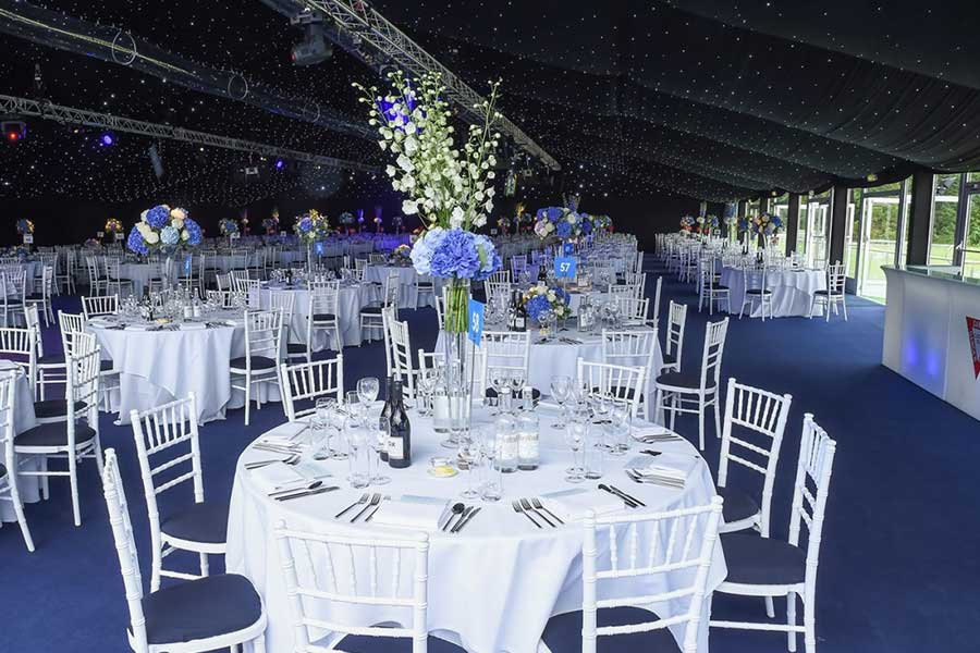 BLENHEIM PALACE dining marquee palace Red arrows party wedding