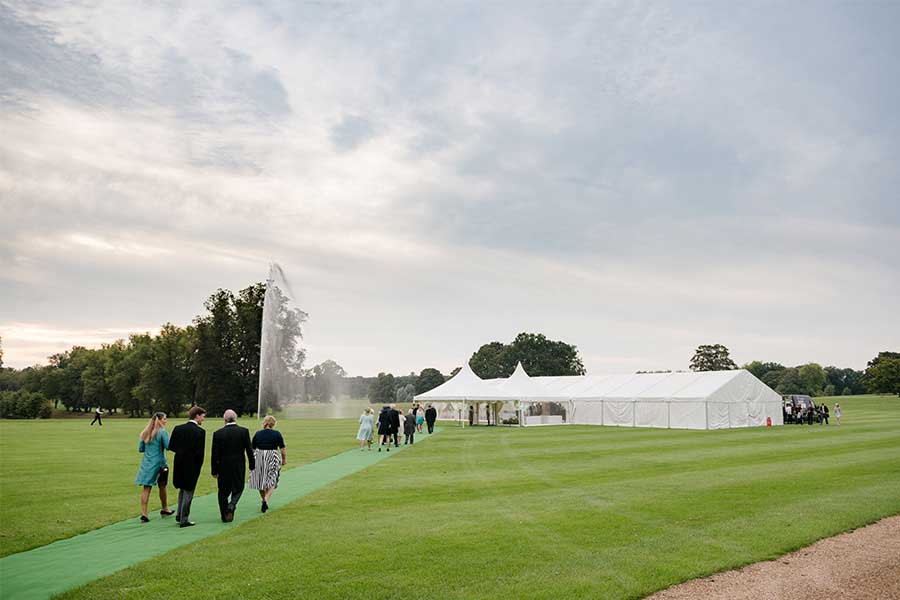 wedding Boughton House Kettering Northamptonshire marquee
