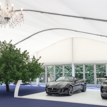 Corporate marquee hire by Fews Marquees