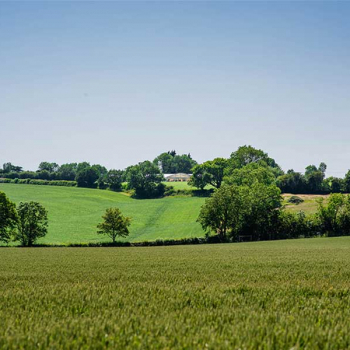 Oxfordshire countryside farming wedding marquee
