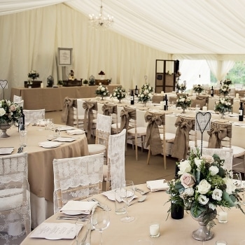 Country wedding tables
