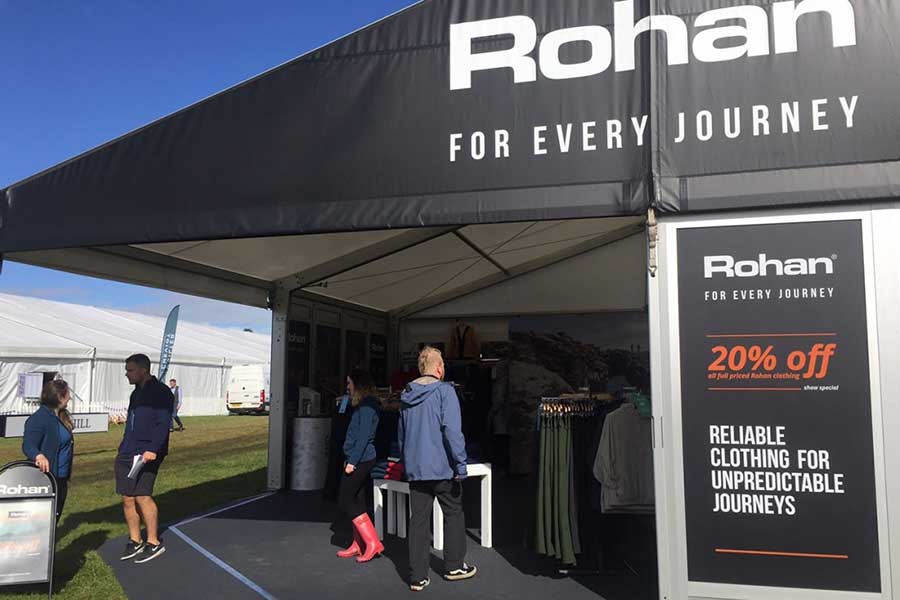 rohan countryfile marquee