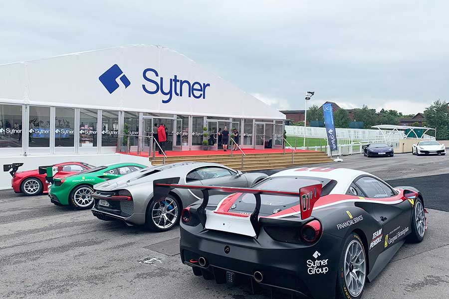 sytner racecourse corporate marquee