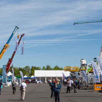 vertikal days exhibition donington park derbyshire cranes structures marquee